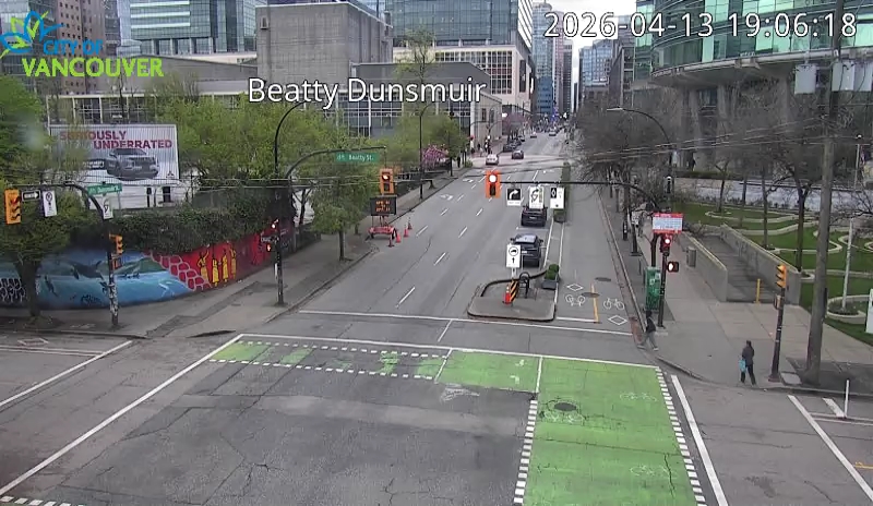 Beatty St and Dunsmuir St - West