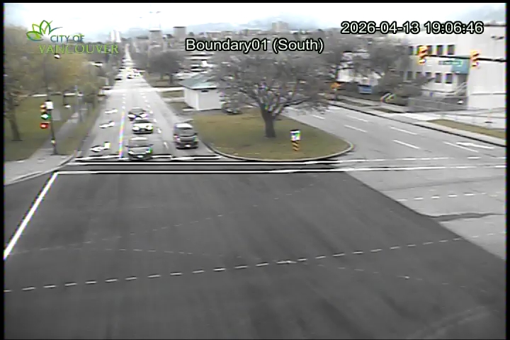 Boundary Road & E 1st Ave - North