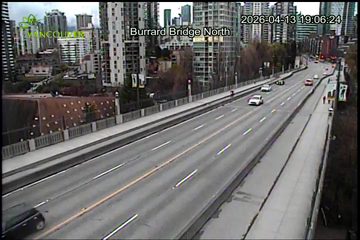 Burrard Street Bridge mid span - North