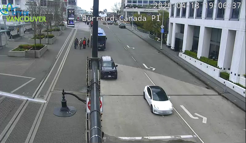 Burrard St & Canada Place - East