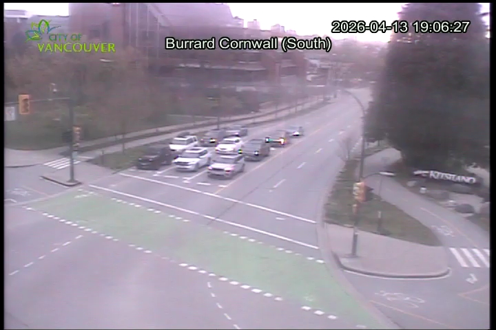 Burrard Bridge - West approach