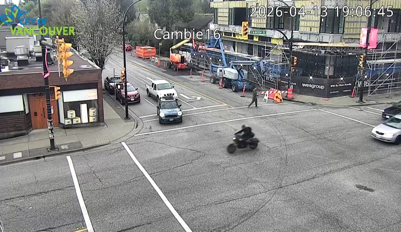Cambie St and W 16th Ave - East