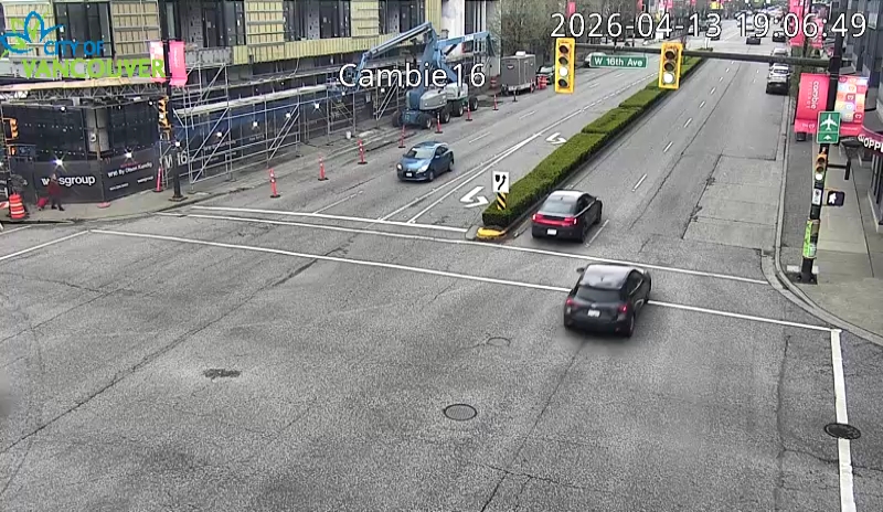 Cambie St and W 16th Ave - South