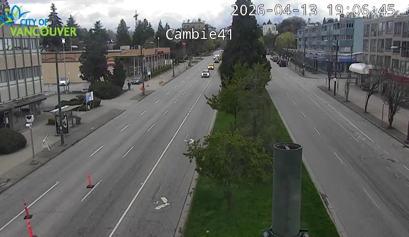 Cambie St & W 41st Ave - N