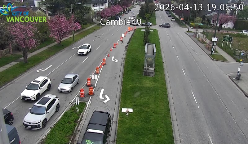 Cambie St & W 49th Ave - N