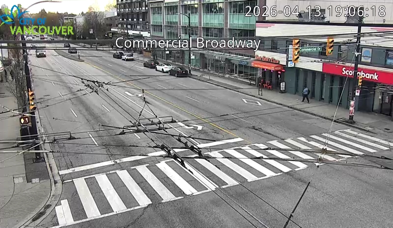 Commercial Dr & E Broadway - West