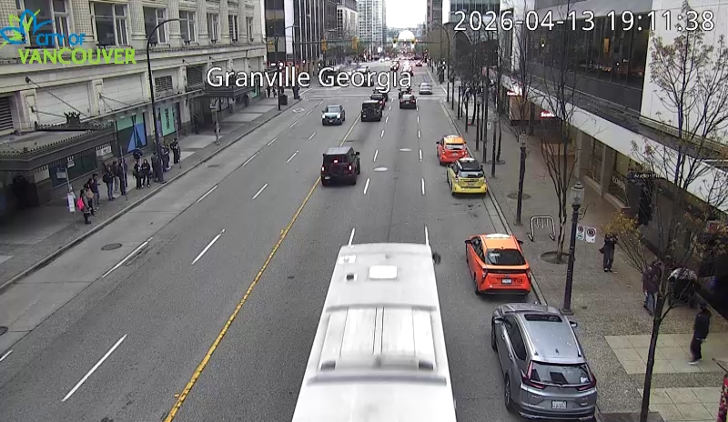 Granville St & E Georgia St - East