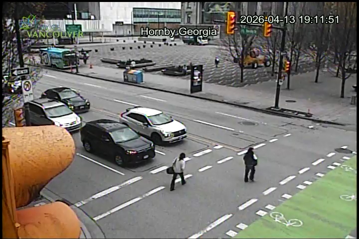 Hornby St & E Georgia St - East