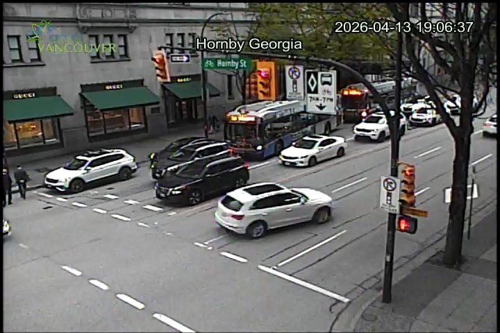 Hornby St & E Georgia St - West