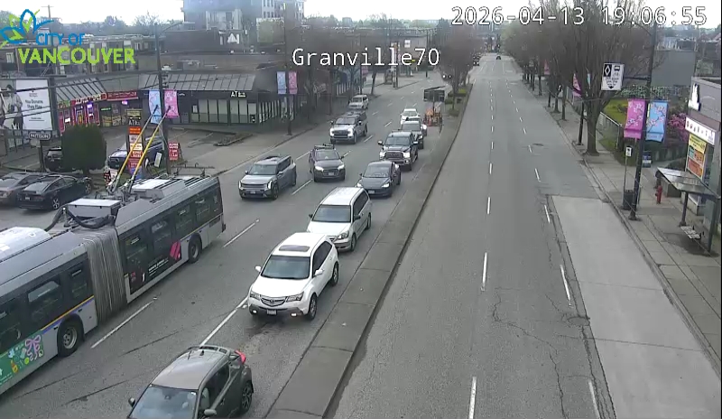Granville St & W 70th Ave - S