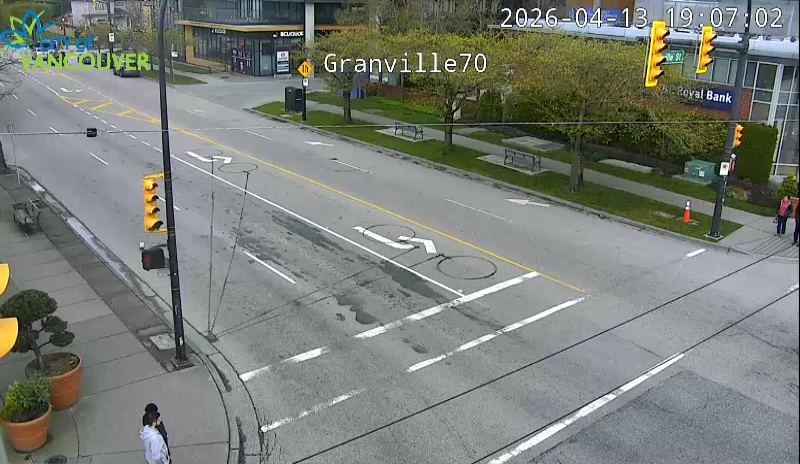Granville St & W 70th Ave - W
