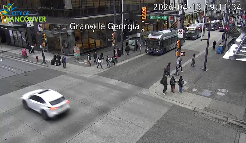 Granville St & E Georgia St - North
