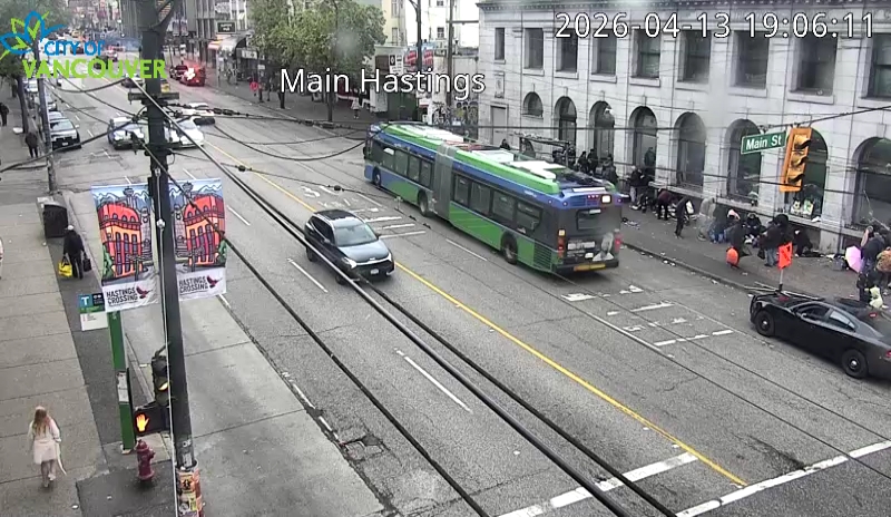 Main St & E Hastings St - East