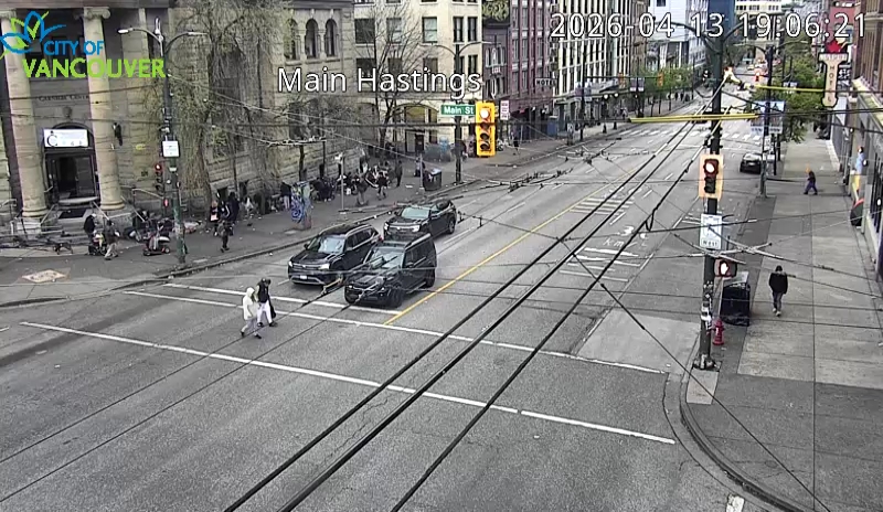 Main St & E Hastings St - West