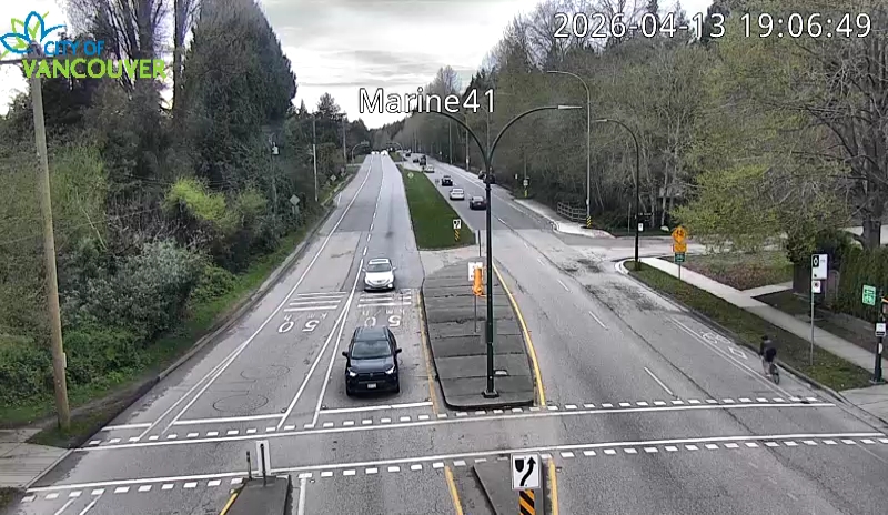 SW Marine Dr and W 41st Ave - West